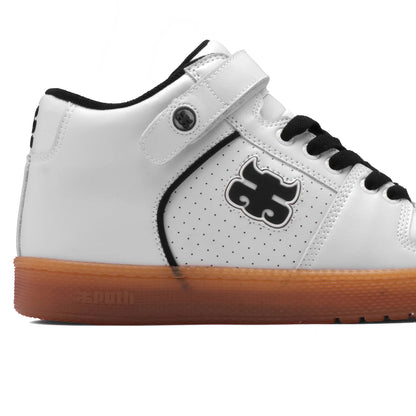 Grasshopper - White Leather & Perf