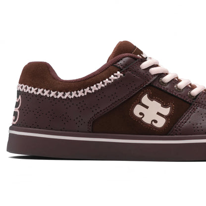 Reed Low - Brown Suede & Cream